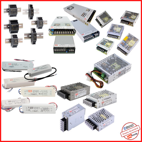 Alimentatore mean well lrs - well,