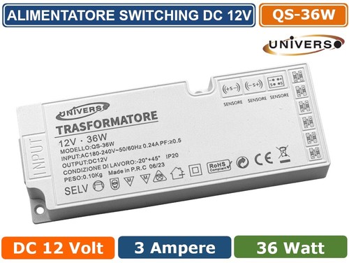 Alimentatore switching 12v - dc,