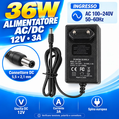 Adattatore 100 240v - adattatore, ac