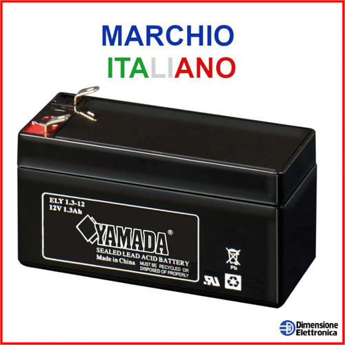 Batteria 12v 1 2ah - 12v, 1.2ah