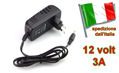 Caricatore alimentatore 12v - alimentatore, 3a